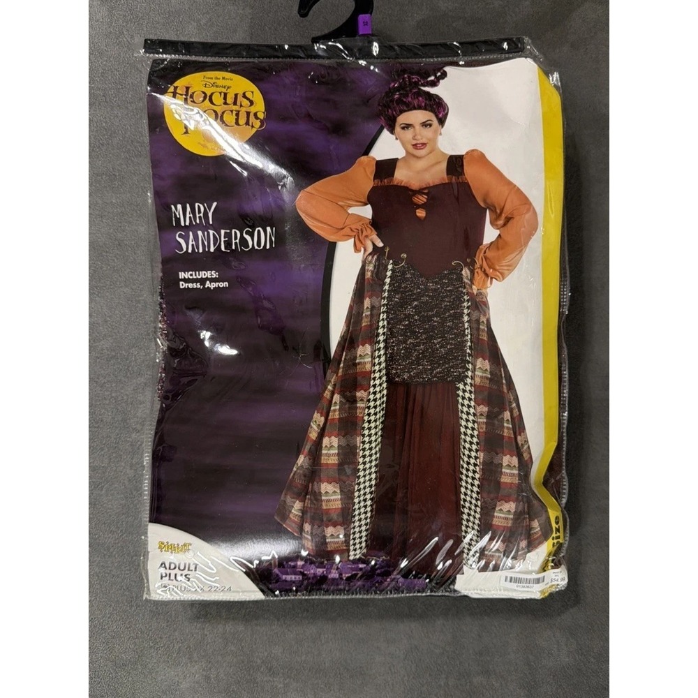 Spirit Hocus Pocus Mary Sanderson Halloween Costume Adult Plus Size 2X